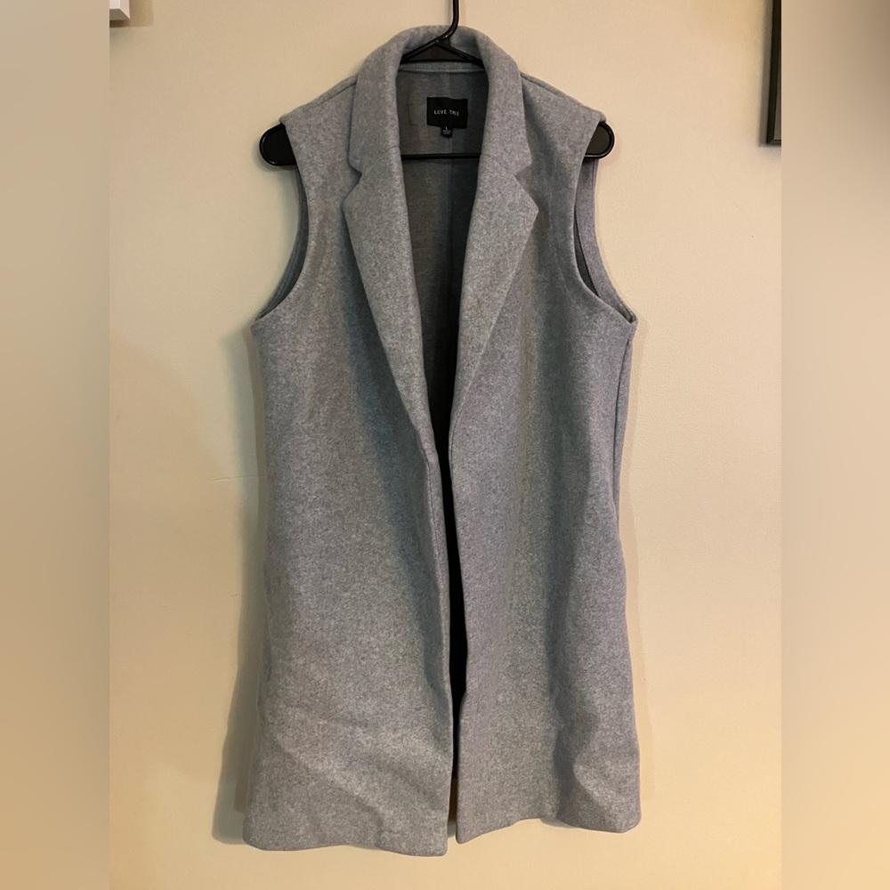 Love tree cardigan vest